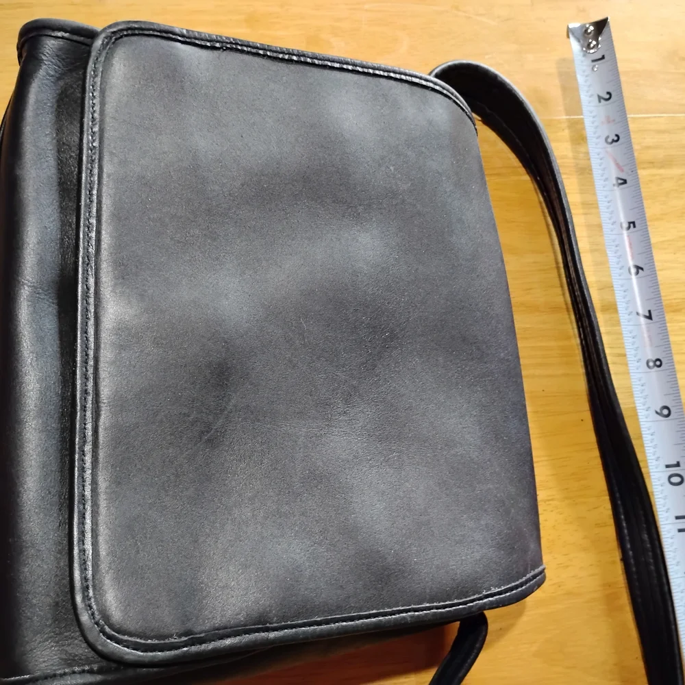 Coach Black Leather Legacy Messenger Bag